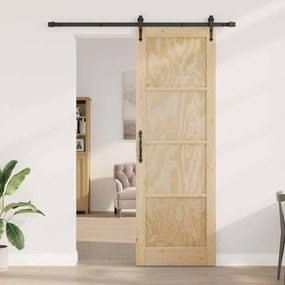 Csúszó ajtó Egyéb ORKDAL Természetes és fekete 78 x 232 cm