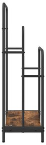 Ruhaszárító polcokkal Füstölt tölgy 60 x 30 x 100.5 cm Faanyag