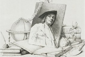 Flizelin tapéta Divatos 3D fali művészi portré 104x70 ragasztóval