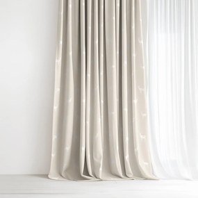 Goldea natura dekoratív drapéria - szarvasok természetes talajon 280x135 cm