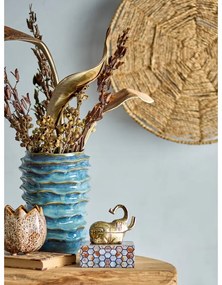 Dekoratív poligyanta tárolódoboz 13x10x5 cm Domino – Bloomingville