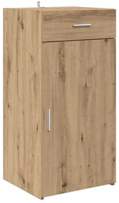 Széf fiókkal kézműves tölgy 42.5 x 40 x 93 cm Faanyag