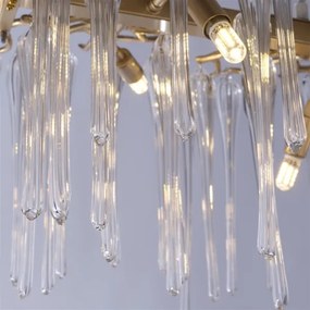 Searchlight 10425-10GO - HERITAGE kábeles csillár 10xG9/33W/230V