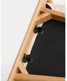 Bézs-natúr színű étkezőszék Timons – Kave Home