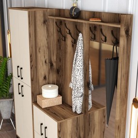 Berlin ABC - Walnut, Cream