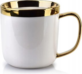 Sammy porcelán bögre fehér 360 ml Arany fül