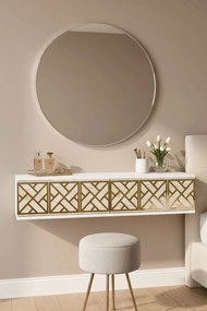 Arex 120 - White, Travertine, Gold