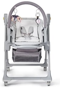 KINDERKRAFT - Gyermek etetőszék 2in1 LASTREE szürke