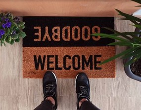 Bejárati szennyfogó szőnyeg PVC és kókusz 40x60cm Goodbye