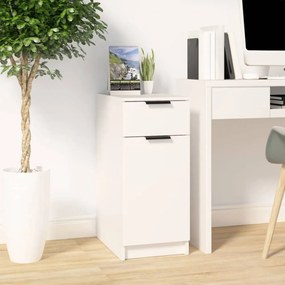 Fehér szerelt fa íróasztalszekrény 33,5 x 50 x 75 cm