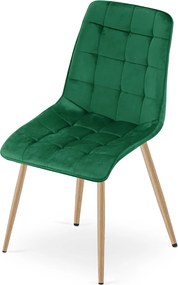 Zöld SPLIT VELVET étkezőszék