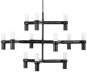 KING HOME XCP9120-12-BLACK ATOMIC Glamour Csillár Fekete G9 IP20