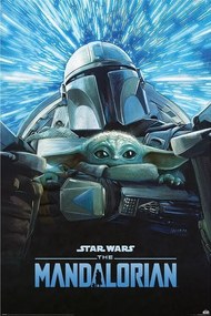 Plakát Star Wars: The Mandalorian S3 - Lightspeed, (61 x 91.5 cm)