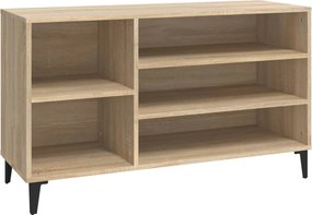 vidaXL sonoma tölgy színű szerelt fa cipőszekrény 102x36x60 cm