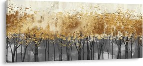 Kép - Arany fák (120x50 cm)