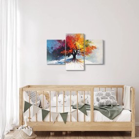 Kép - Színes fa (90x60 cm)