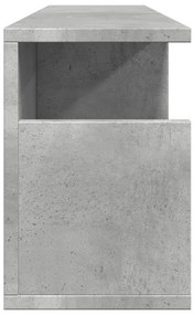 betonszürke szerelt fa faliszekrény 80 x 20 x 30 cm
