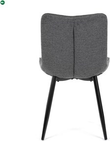 Étkezőszék szürke szövet HC-462 GREY2