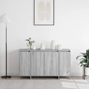 Tálaló Szürke sonoma Szerelt fa 120 x 41 x 75 cm