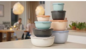 Élelmiszertartó doboz szett 3 db-os Nordic black – Mepal