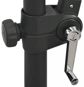 zöld konzolos napernyő rúddal és LED-fényekkel 300 cm