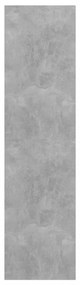 betonszürke szerelt fa fali TV-szekrény 37x37x142,5 cm