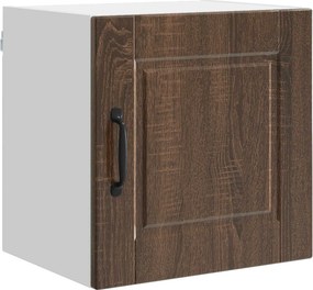 vidaXL Konyhaszekrény polcokkal Barna Tölgy 40 x 31 x 40 cm Faanyag