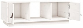 fehér tömör fenyőfa dohányzóasztal 100x50x35 cm