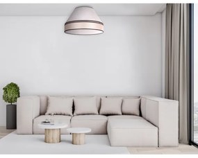 Duolla - Mennyezeti lámpa AVIGNON 3xE27/15W/230V á. 60 cm bézs