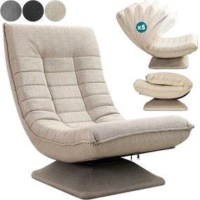 Deuba Relaxációs szék - krém