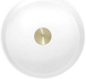 Deante Silia, gránit munkalap mosogató 36x36x12,5 cm, fehér, DEA-CQS_AU4S