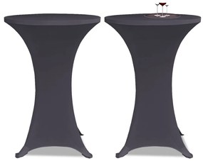 2 db nyújtható asztalterítő 80 cm Antracit