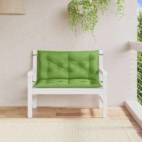 2 db melange zöld szövet kerti pad párna 100 x 50 x 7 cm