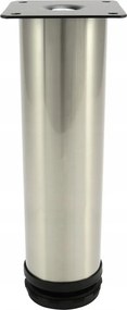 Lábtartó Bútorláb DN795 Átmérő 50 Állítható Inox 20 CM H200 Csavarok