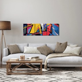 Kép - A férfiak absztrakciója (órával) (90x30 cm)