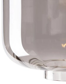 Design mennyezeti lámpa fekete füstüveggel - Qara