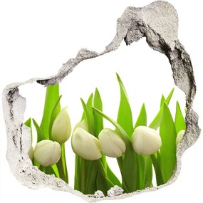 3d-s lyukat fali matrica Fehér tulipán nd-p-40774643