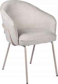 Bézs kárpitozott szék nappaliba, konyhába, ülőgarnitúrába Mirea