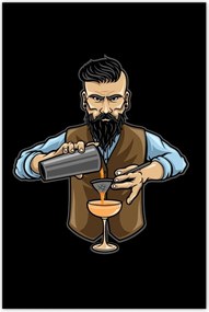 Poszterek 80x120 Italkészítő csapos