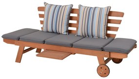 Barna tömörfa kerti pad Rincon – Garden Pleasure