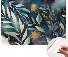 Dekoratív öntapadós fotótapéta irodába Botanikus levelek 312x219 cm