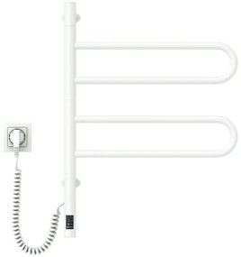 Elektromos törölközőszárító FOUETTE 128W/230V 64,6 cm IP44 fehér