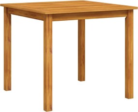 vidaXL tömör akácfa kerti asztal 85 x 85 x 74 cm
