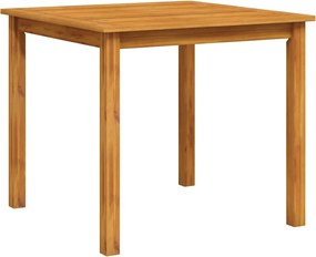 vidaXL tömör akácfa kerti asztal 85 x 85 x 74 cm