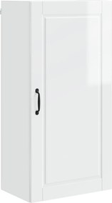 vidaXL Konyhaszekrény Magas Fényű Fehér 50 x 31 x 100 cm Faanyag