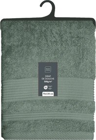 Zsályaszínű frottír pamut fürdőlepedő 70x130 cm Tendresse – douceur d'intérieur