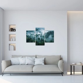 Kép - Erdő ködben (90x60 cm)