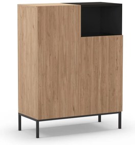 Natúr színű szekrény 90x120 cm Cailin – Marckeric