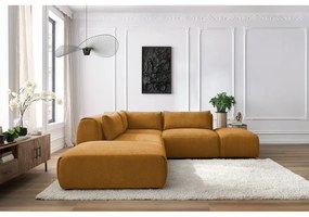 Mustársárga sarokkanapé (variálható) Jeanne – Bobochic Paris