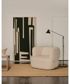 Fekete állólámpa fém búrával (magasság 220 cm) Dione – Kave Home